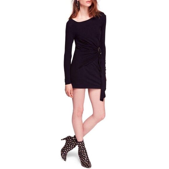 Free People Dresses & Skirts - Free People NEW Frankie Black Lightweight Dress M‎
